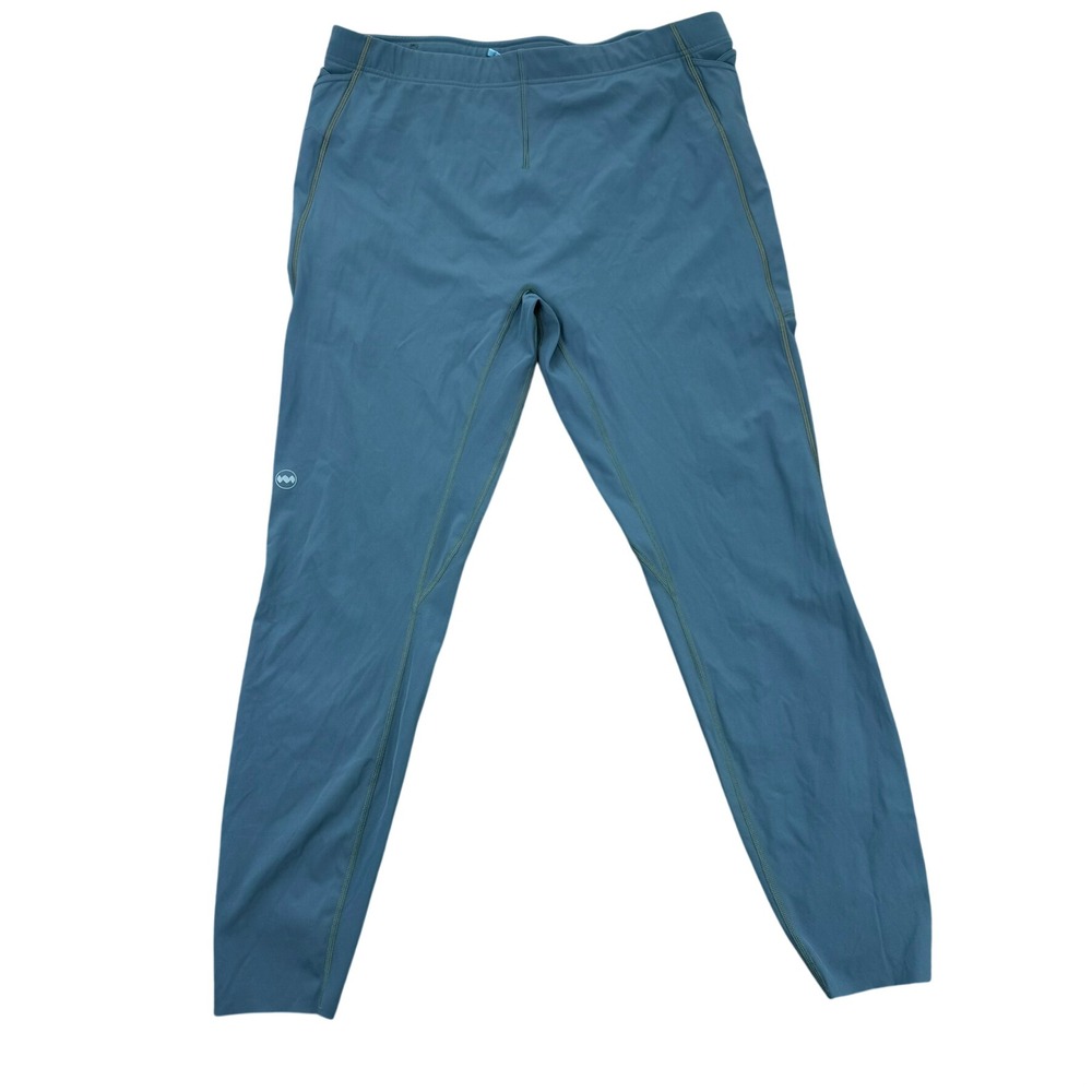Janji Groundwork Running Tights Women XL Nylon Blue Athletic Gorpcore Trail